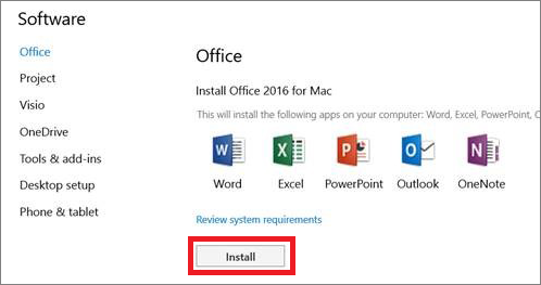Install office 365 personal for mac